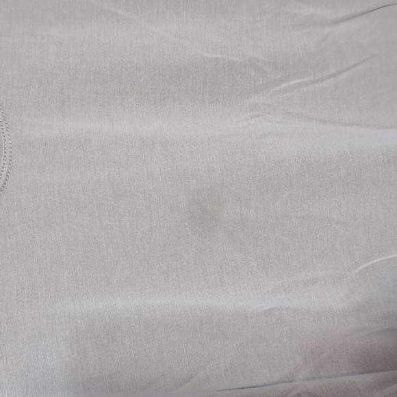 BCBGMaxAzria Beige Split Draped Back T Shirt - Picture 2 of 5